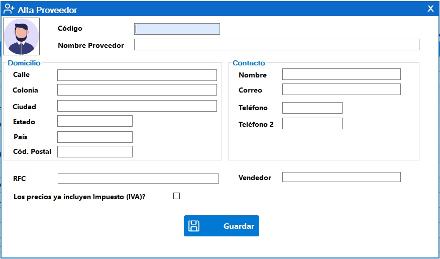 Proveedores JcpOne